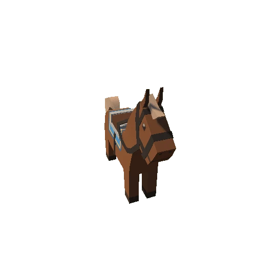 Horse Brown Saddle